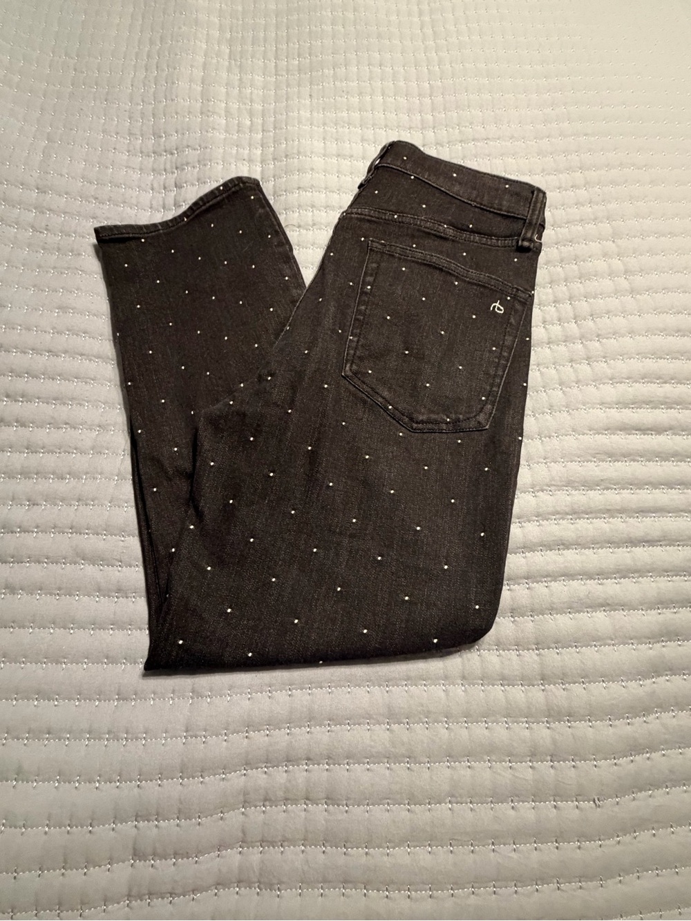 Rag and bone Black polka dots Jeans size 30 - Picture 2 of 6